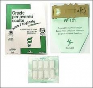 Conf. 6 Filtrello con Dovina Folletto K130 K131 Originale