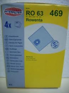 RO63 SACCHETTI INTERFILTER IN MICROFIBRA ADATTABILI ROWENTA SCHOCK ABSORBER