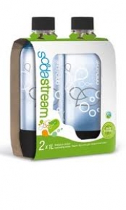 Conf. 2 Bottiglie Gasatore Sodastream NON Lavabili in Lavastoviglie Originali