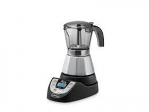 Caffettiera Moka Elettrica Alicia Plus De Longhi con Filtro Orzo e Timer 2 tz