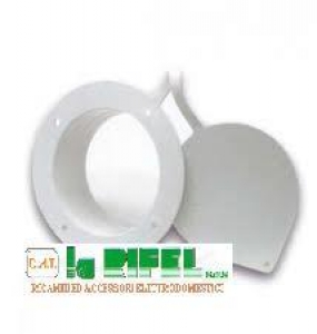 Flangia + Tappo per Vetro Tubo Scarico Aria Pinguino De Longhi Ariagel