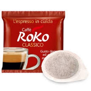 100 Cialde Caffè Roko in carta ESE 44mm miscela Classica gusto "Deciso ed Aroma Avvolgente"