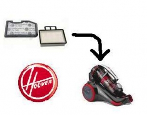 Kit Filtro Hoover U59 Aspirapolvere Hoover Synthesis Pre Motor Exhaust Originale
