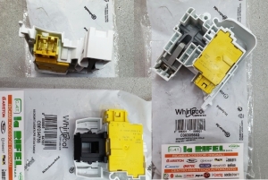 Elettroserratura Sportello Lavatrice Microritardatore Ariston Whirlpool Originale
