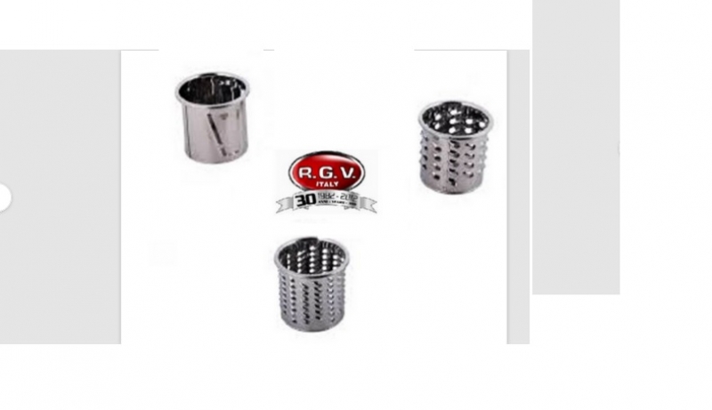 Kit Rulli Acciaio Grattugia Elettrica RGV Duetto Plus NEW solo per modello NEW