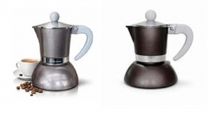 Moka Caffettiera per Induzione 2 tz Today Color Grigio Silver o Marrone