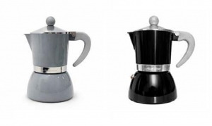 Moka Caffettiera per Induzione 3 tz Today Color Nera o Grigio